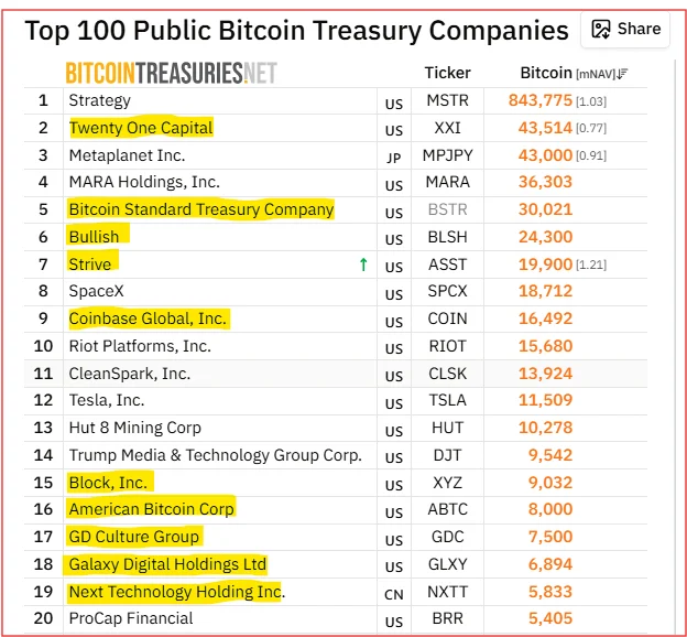 Bitcoin Treasury Strategy Splits as Corporate Holders Take Different Paths