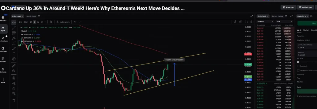 Cardano Chart