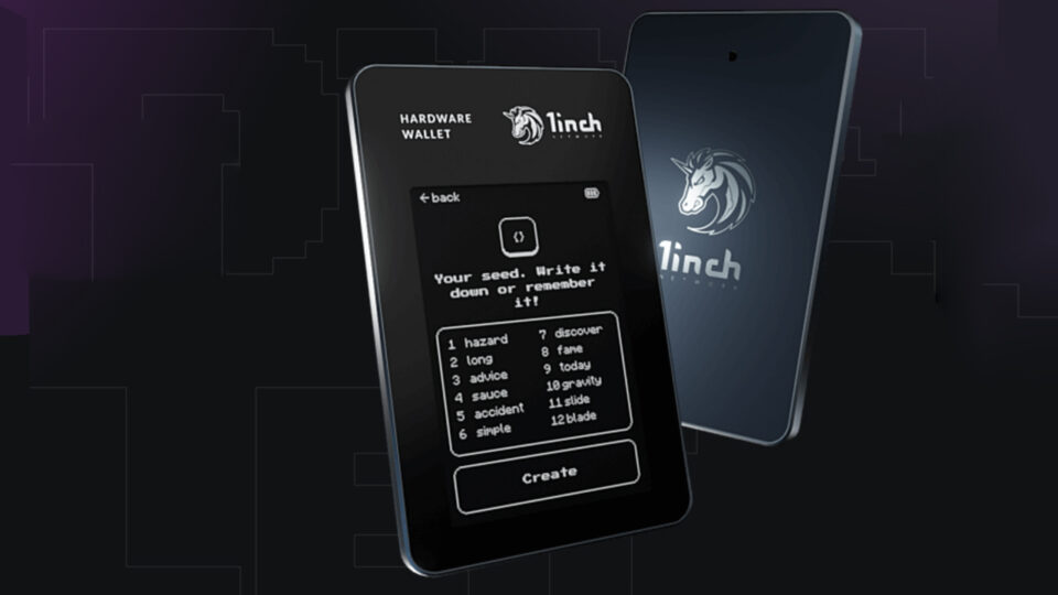 1inch Network Launches Hardware Wallet for Storing Users' Private Keys in a Secure Offline Setting – Bitcoin News