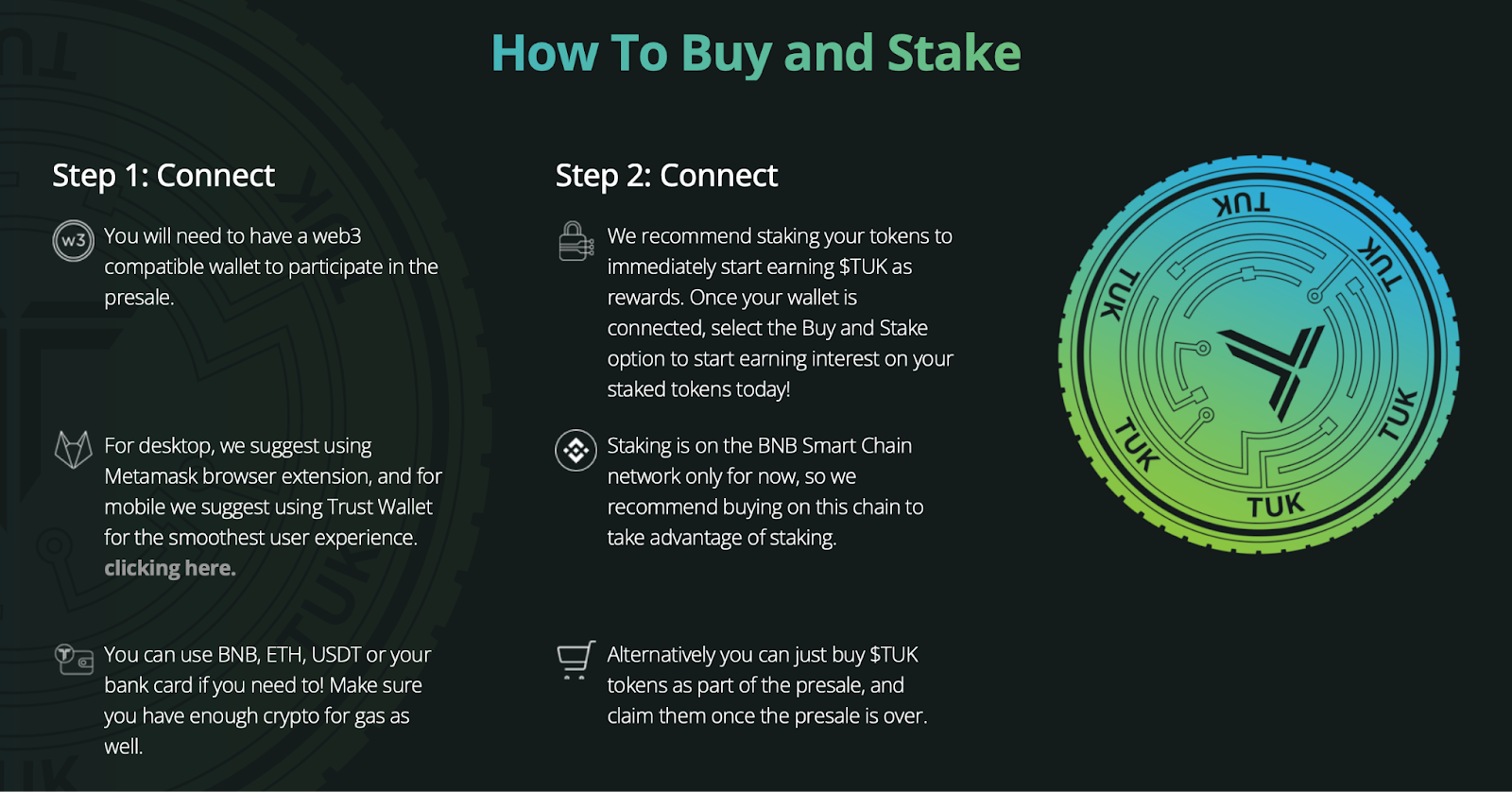 how to buy and stake