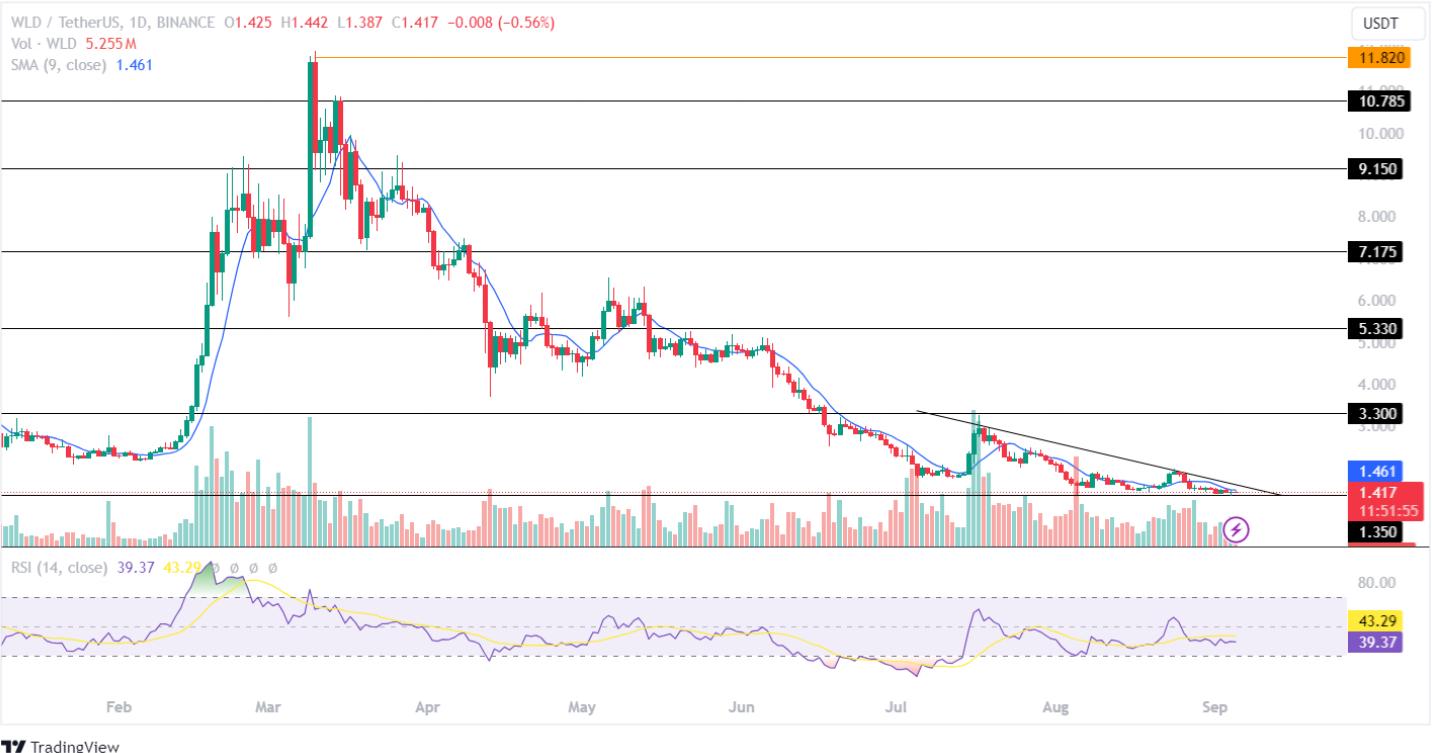 Worldcoin Price Analysis September 2024