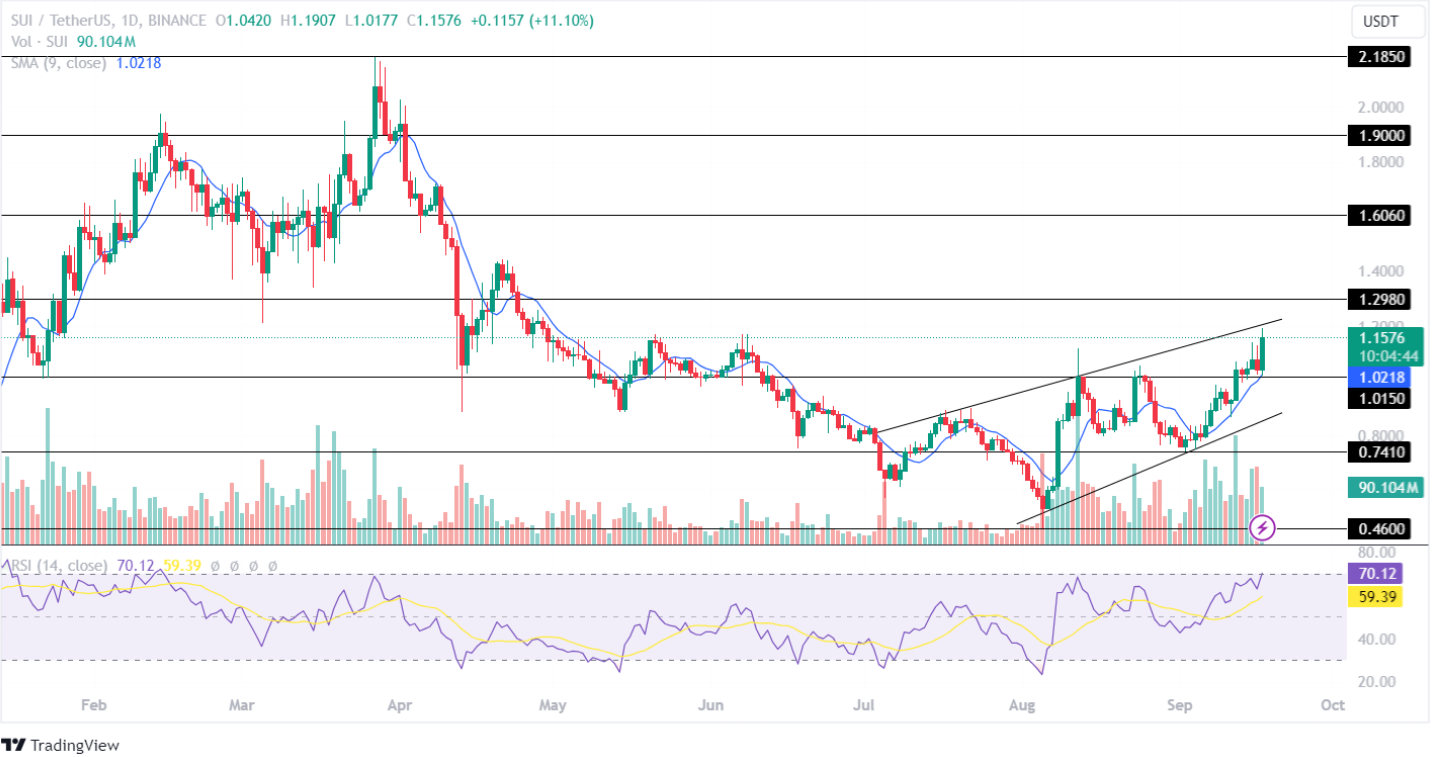 SUI Price Analysis 17-09-2024