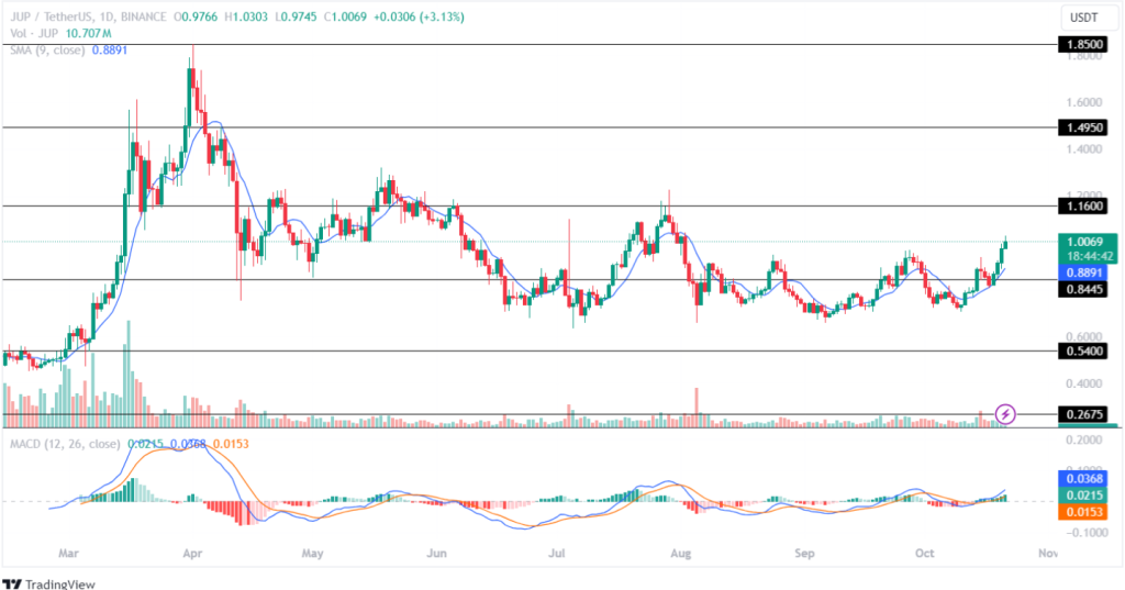 JUP Price Analysis 21st Oct 2024