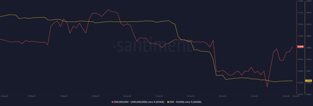 Retail Selloff, Whale Accumulation: DOGE Price at a Crossroad

