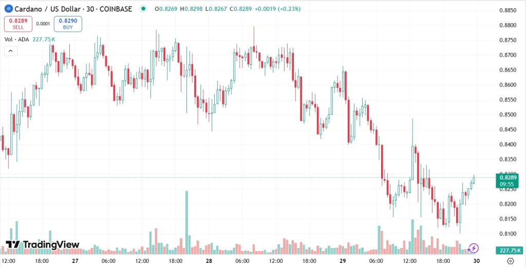 Cardano Price Chart | Source: TradingView