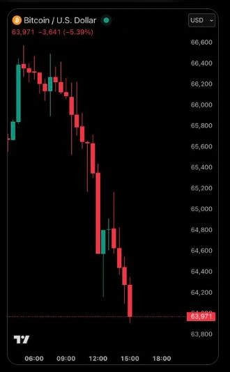 Bitcoin price chart