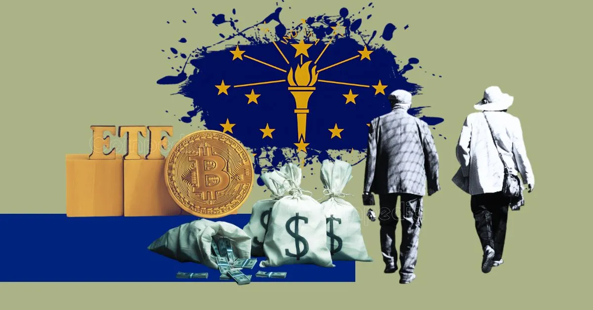 Indiana’s New Crypto Bill Bitcoin ETFs for Pension Funds