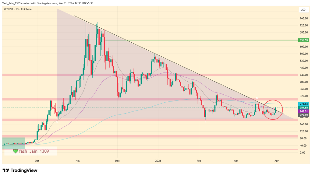 ZEC Price Breakout Gains 12% Steam as Privacy Narrative Roars Back