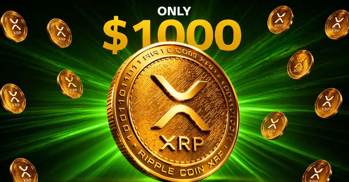 XRP Price Can Hit $1000 by 2030, Says Analyst Drawing Direct Comparison With Bitcoin Market Cap Logic