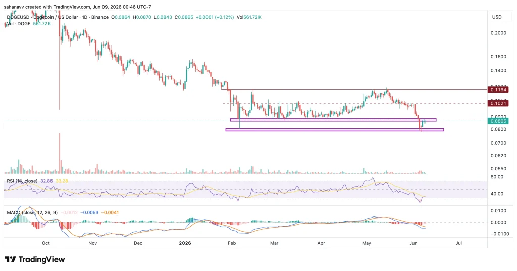 doge price