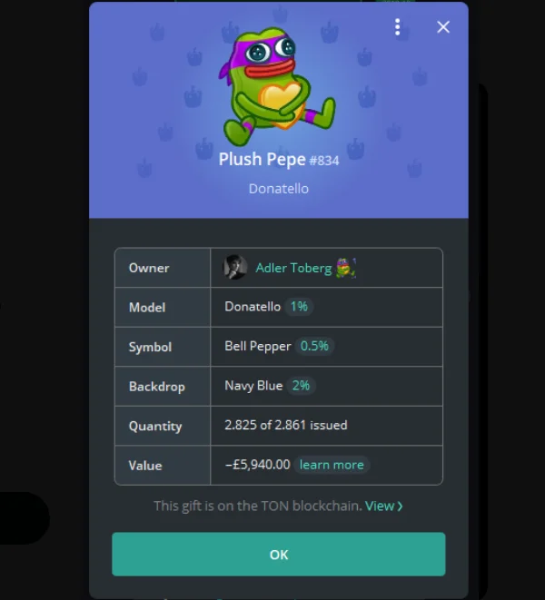 Pavel Durov’s Plush Pepe Purchase Adds Fuel To TON NFT Market 
